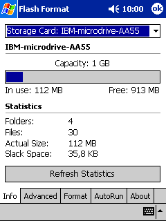 Flash Format 2.61 - Format, Verify, Repair and AutoRun Memory Cards